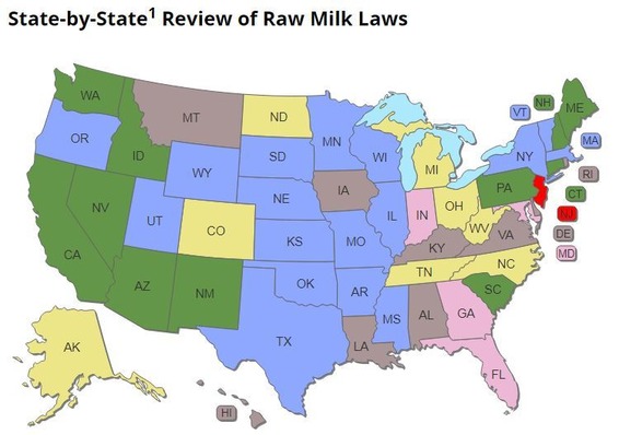 Raw Milk Nation Map