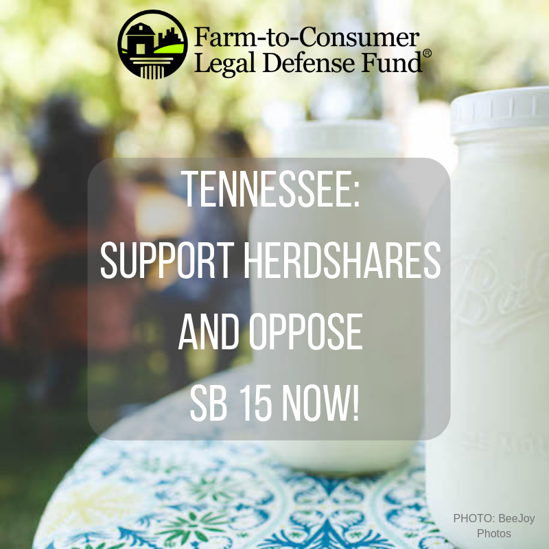 Oppose Senate Bill 15 in TN & Support Herdshares