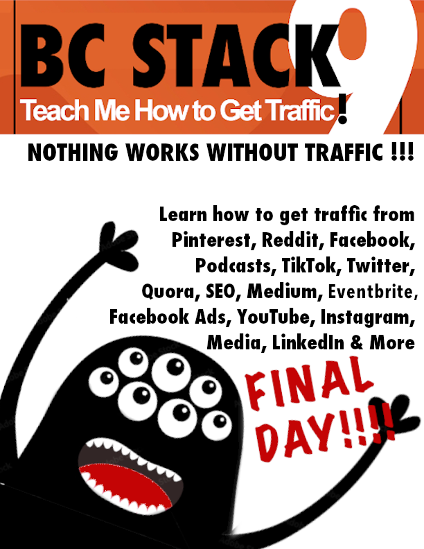teach me how to get traffic bcstack 2023