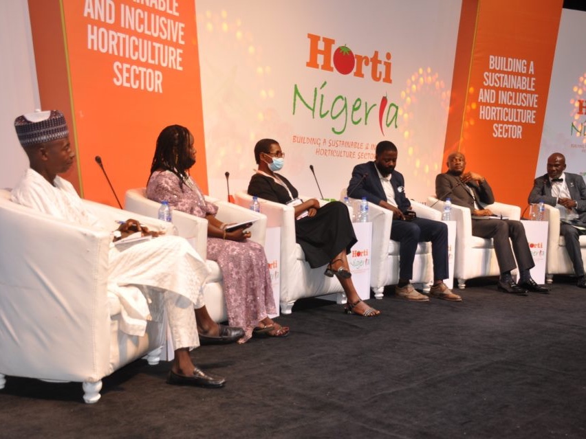 HortiNigeria launch event speakers on stage
