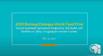 Borlaug Side Dialogue World Food Prize Conference banner