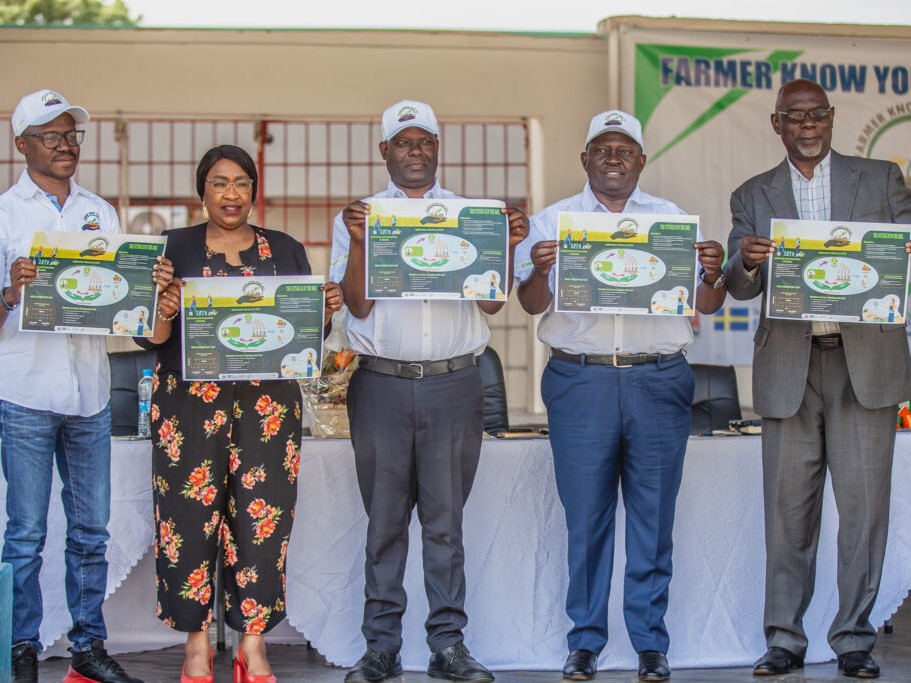 A group poses for Farmer Know Your Soil launch