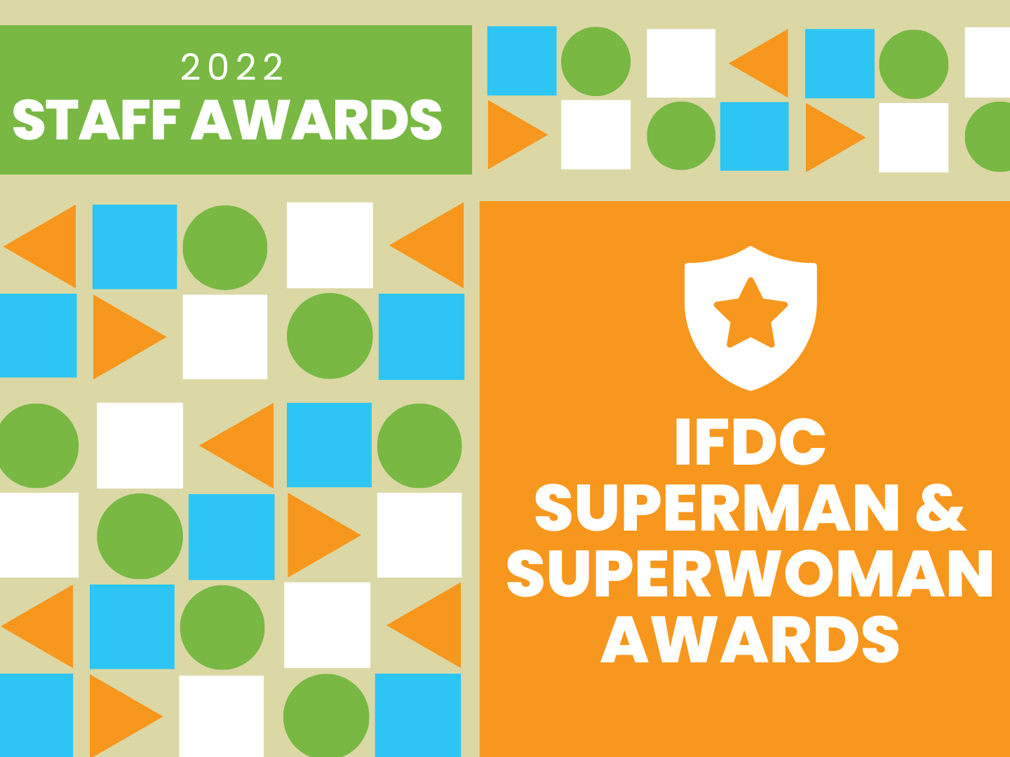 IFDC superman and superwoman awards graphic