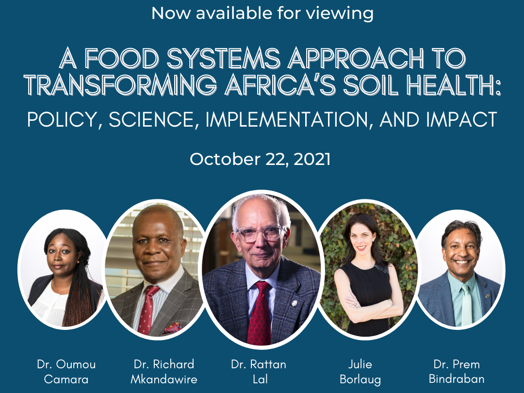 Borlaug Dialogue poster