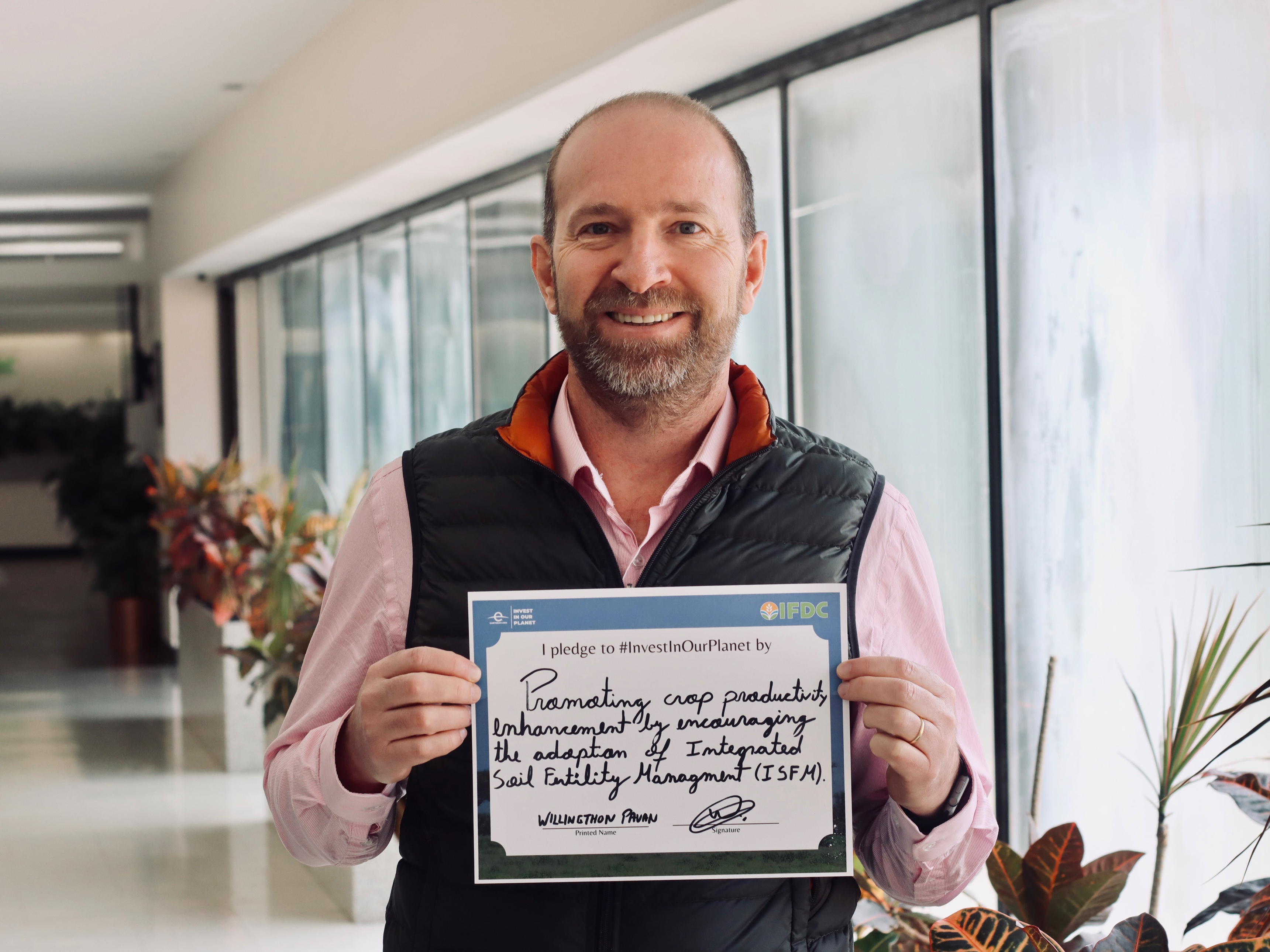 Willingthon Pavan shares his Earth Day pledge