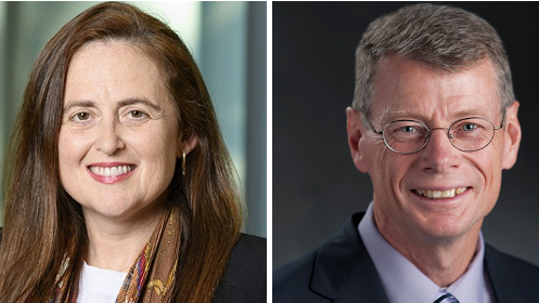 Alzbeta Klein and Thomas Coon Headshots