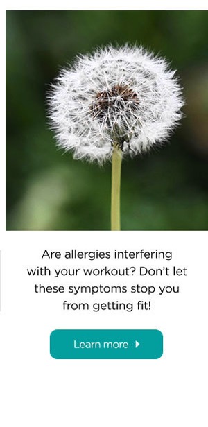 Are allergies interfering with your workout? Don't let these symptoms stop you from getting fit!