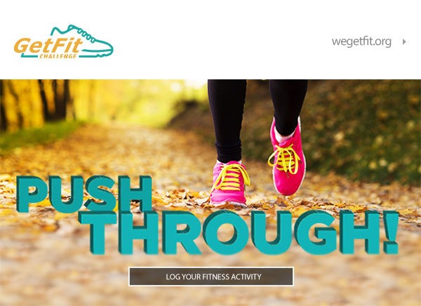 Push Through! Log Your Fitness Activity