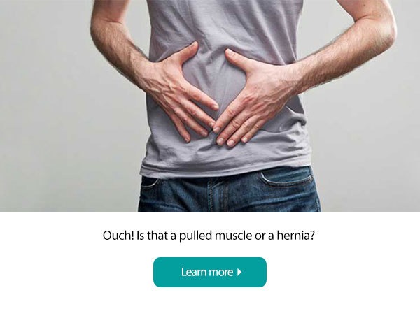 Ouch! Is that a pulled muscle or a hernia?