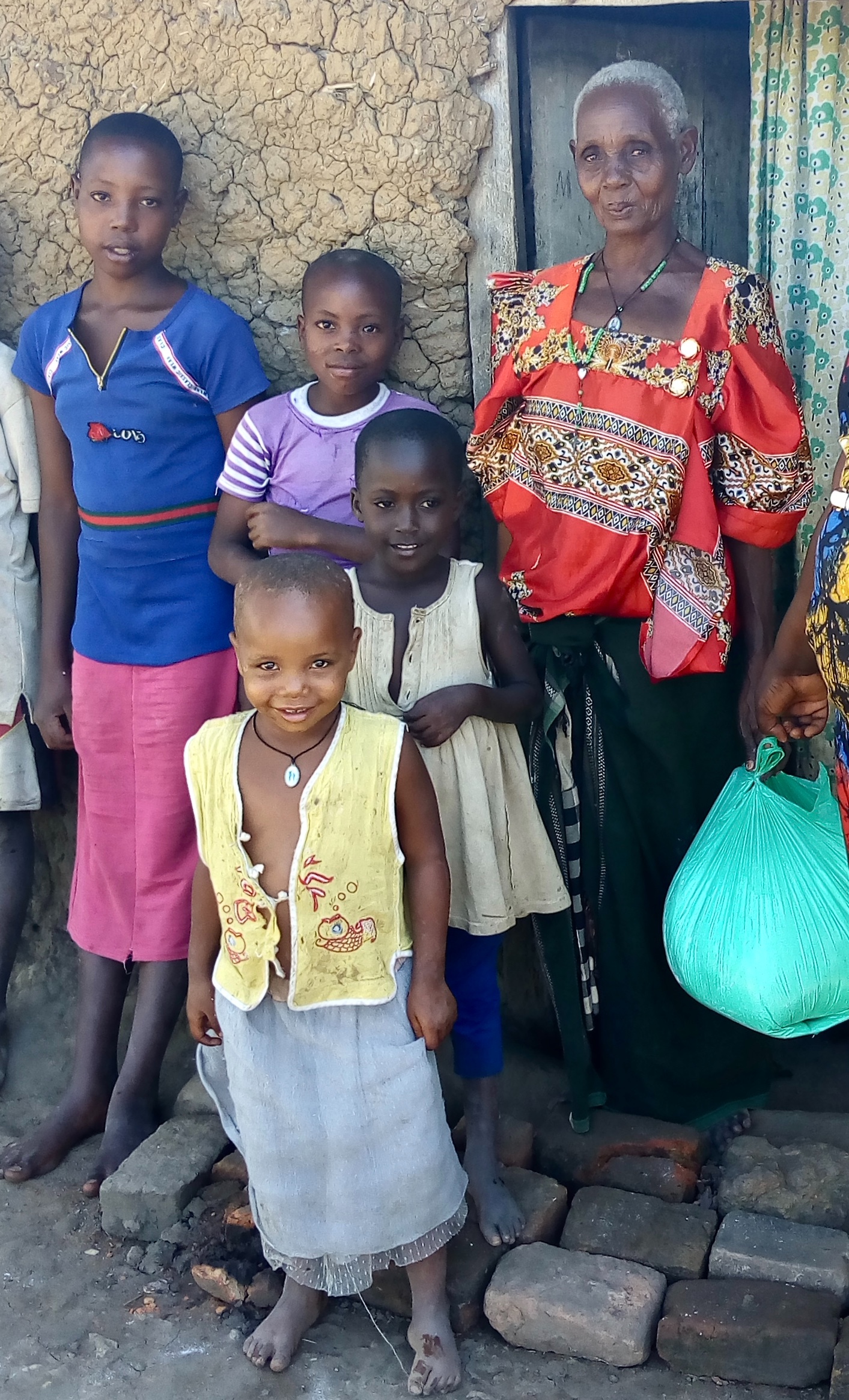 A Mustard Seed student with her family.