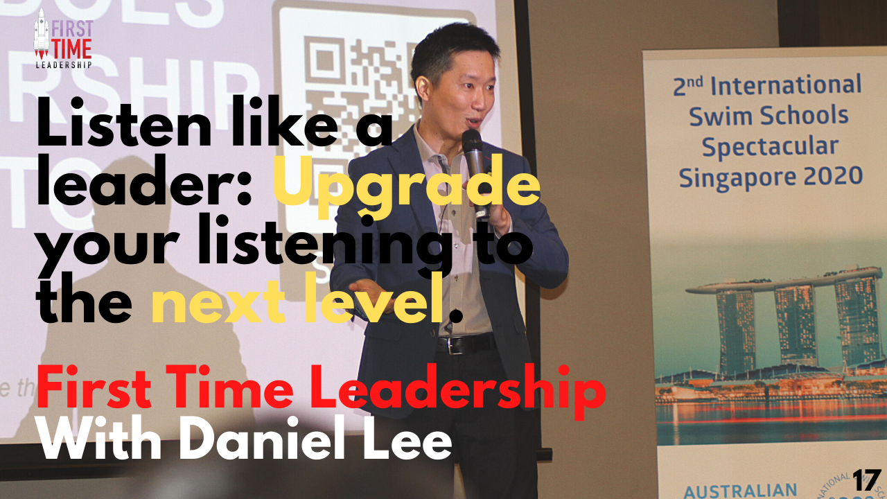 Listen like a leader: Upgrade your listening to the next level.